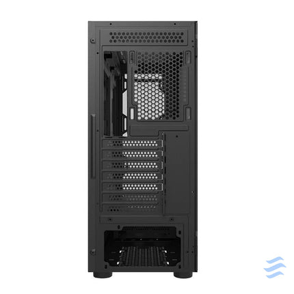 Darkflash DK431 Glass computer case (black) + 4 RGB fans With fan