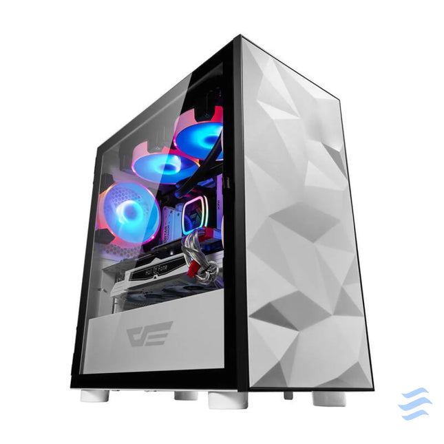 Darkflash DLM21 computer case (white) Without fan