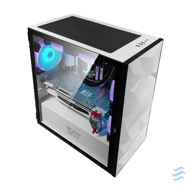 Darkflash DLM21 computer case (white) Without fan
