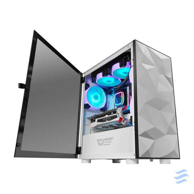 Darkflash DLM21 computer case (white) Without fan