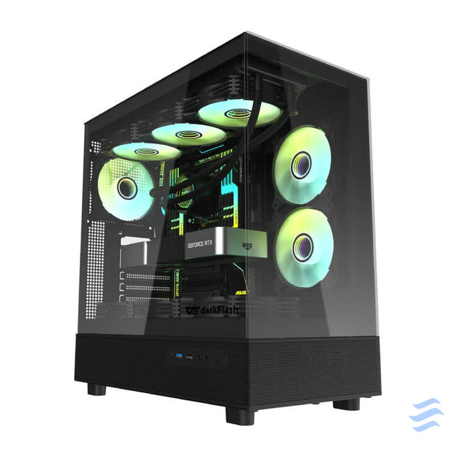 Darkflash DPX90 computer case (black) With fan