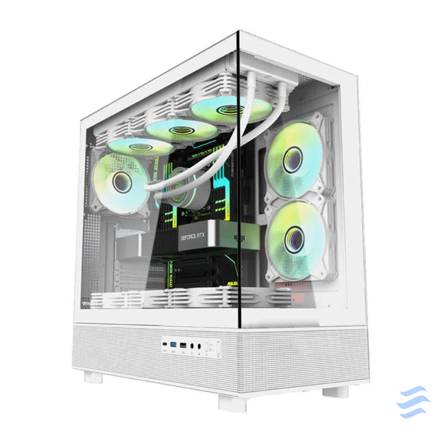 Darkflash DPX90 computer case (white) With fan