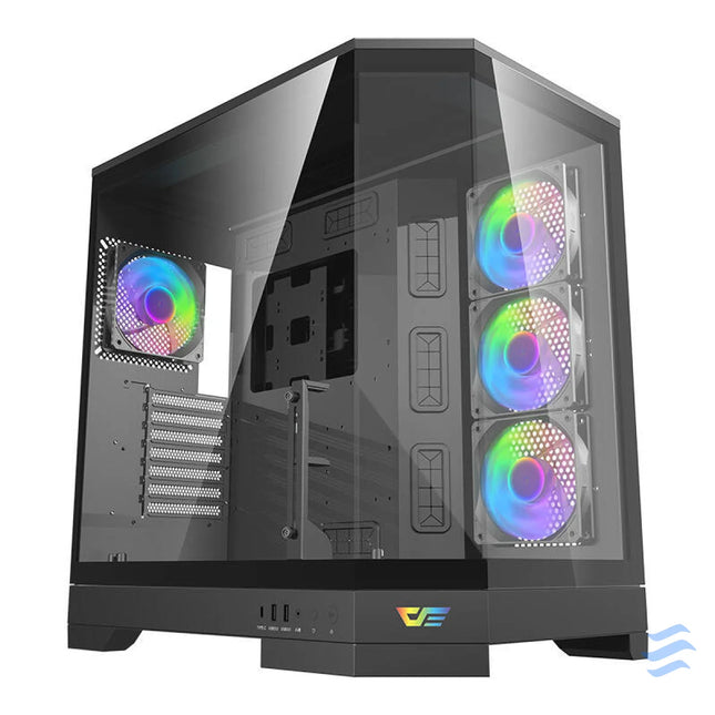 Darkflash DQX90 computer case (black) With fan