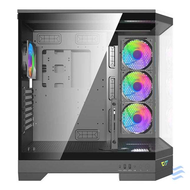 Darkflash DQX90 computer case (black) With fan