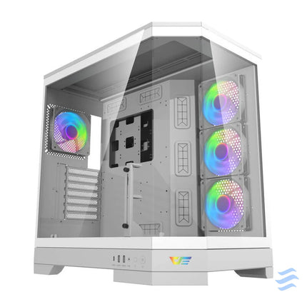 Darkflash DQX90 computer case (white) With fan