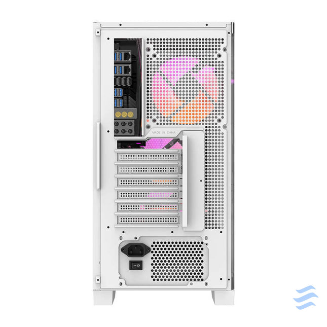 Darkflash DRX70 MESH computer case (white) + 4 RGB fans With fan