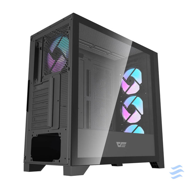 Darkflash DRX90 glass computer case (black) Without fan