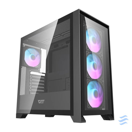 Darkflash DRX90 glass computer case (black) Without fan
