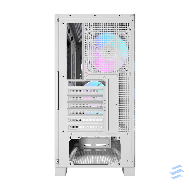 Darkflash DRX90 Glass computer case (white) With fan