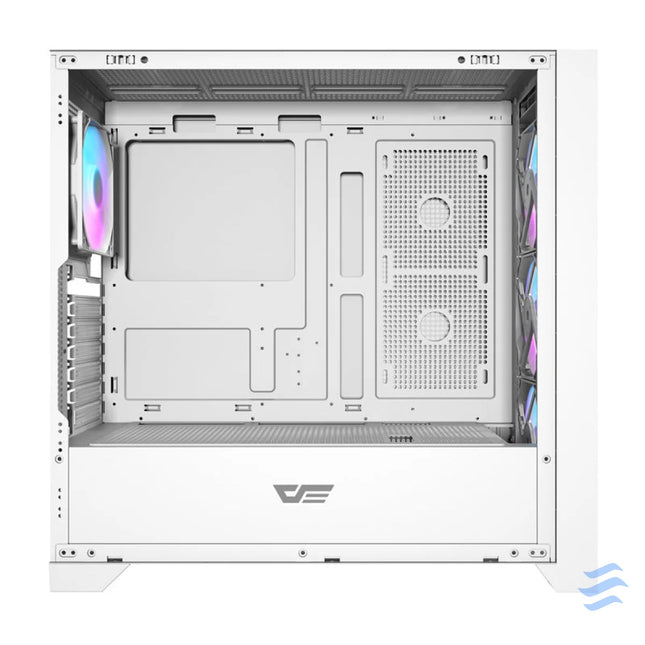 Darkflash DRX90 Glass computer case (white) With fan