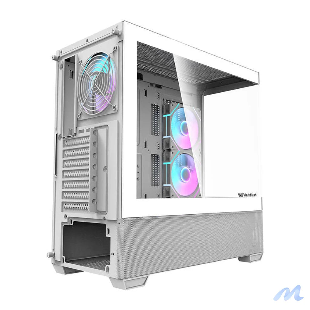 Darkflash DS900 AIR computer case (white) + 6 ARGB fans
