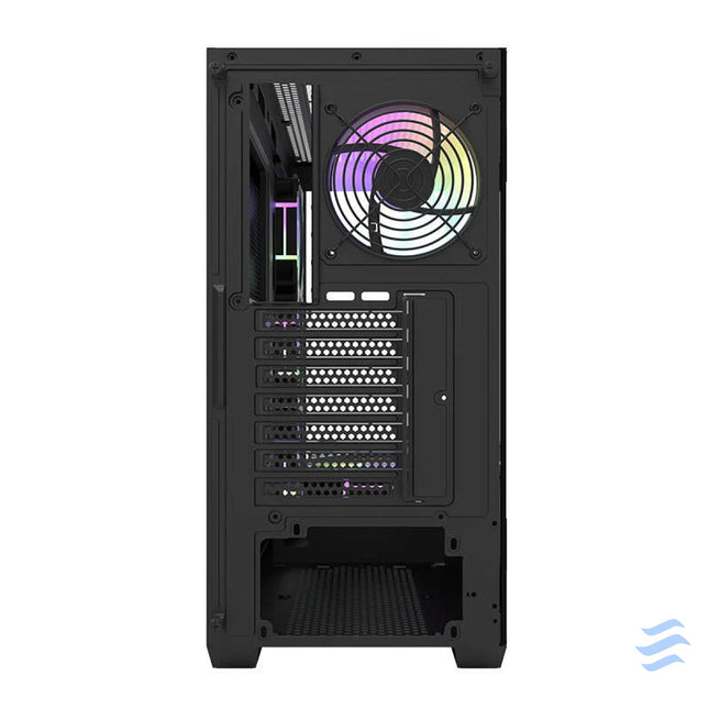 Darkflash DS900 computer case (black) + 7 ARGB fans With fan