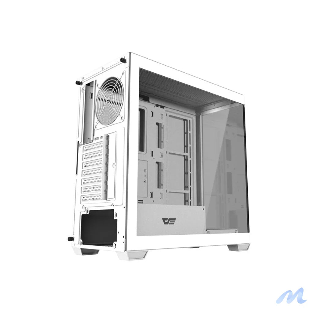 Darkflash DS900W computer case without fans (White)