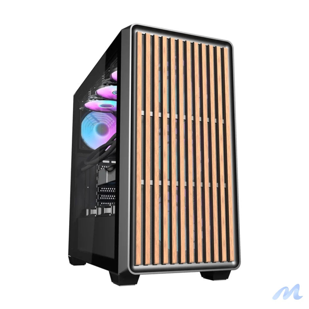 Darkflash DS900WD computer case (black) + 4 fans