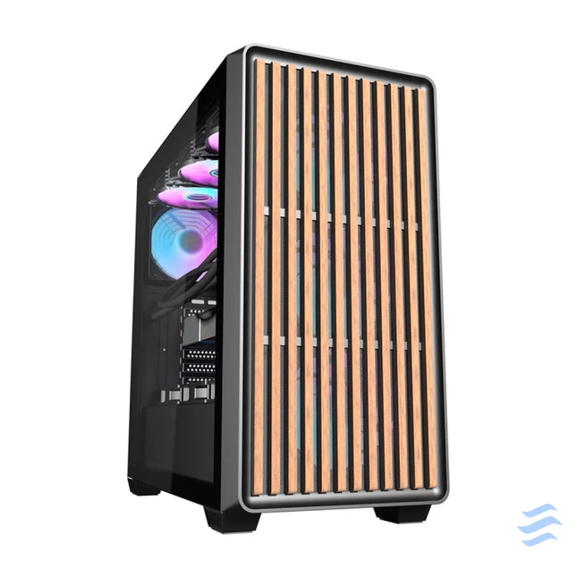 Darkflash DS900WD computer case (black) + 4 fans With fan