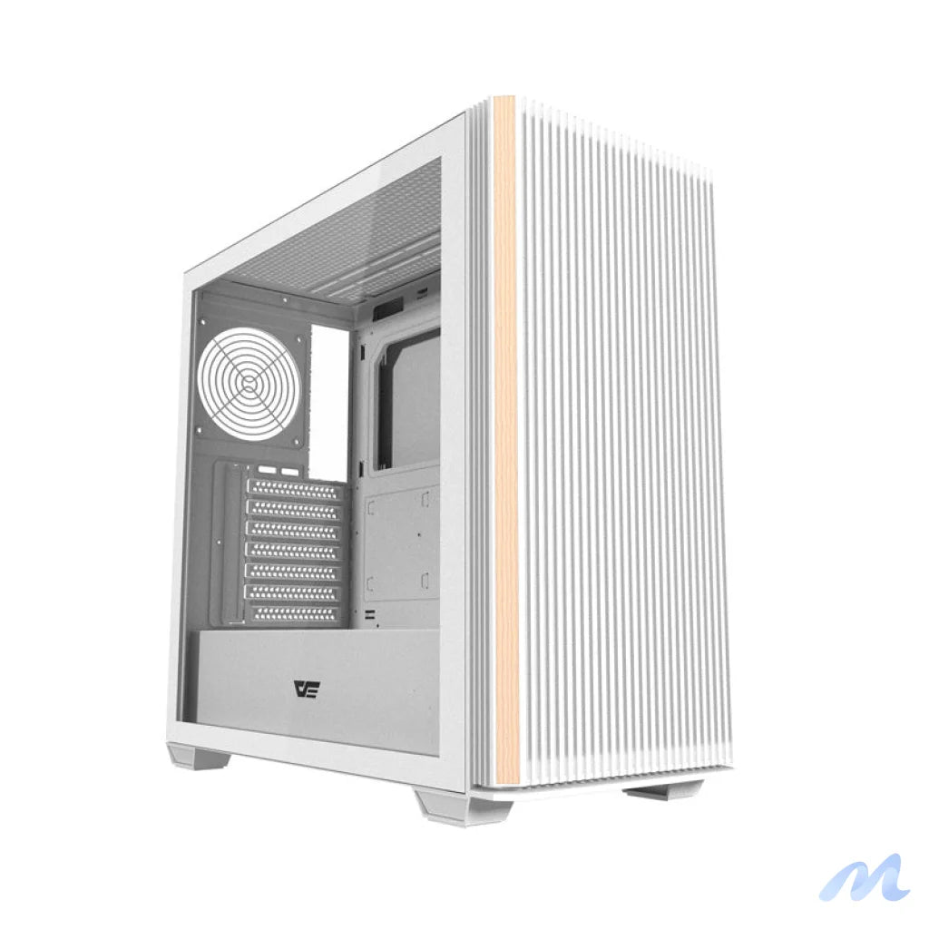 Darkflash DS900WS ATX computer case without fans (White)