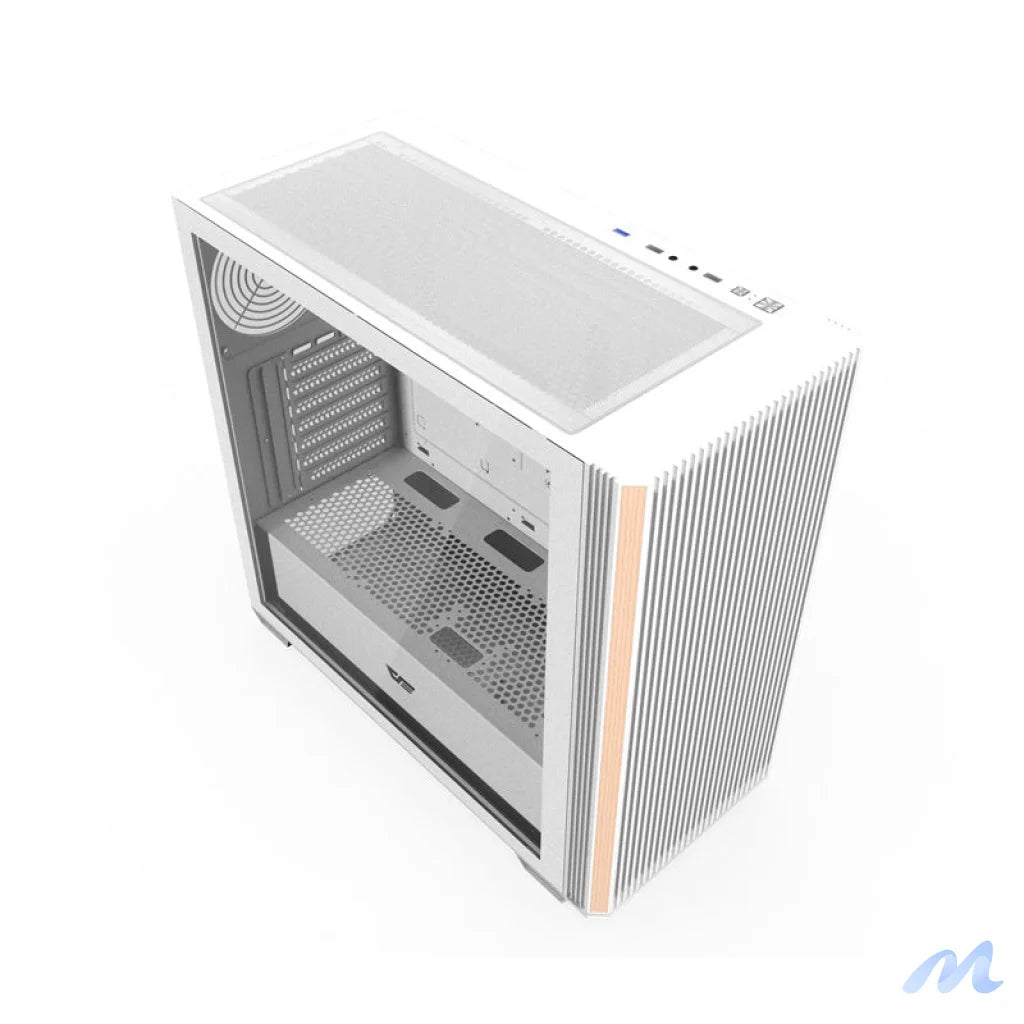 Darkflash DS900WS ATX computer case without fans (White)