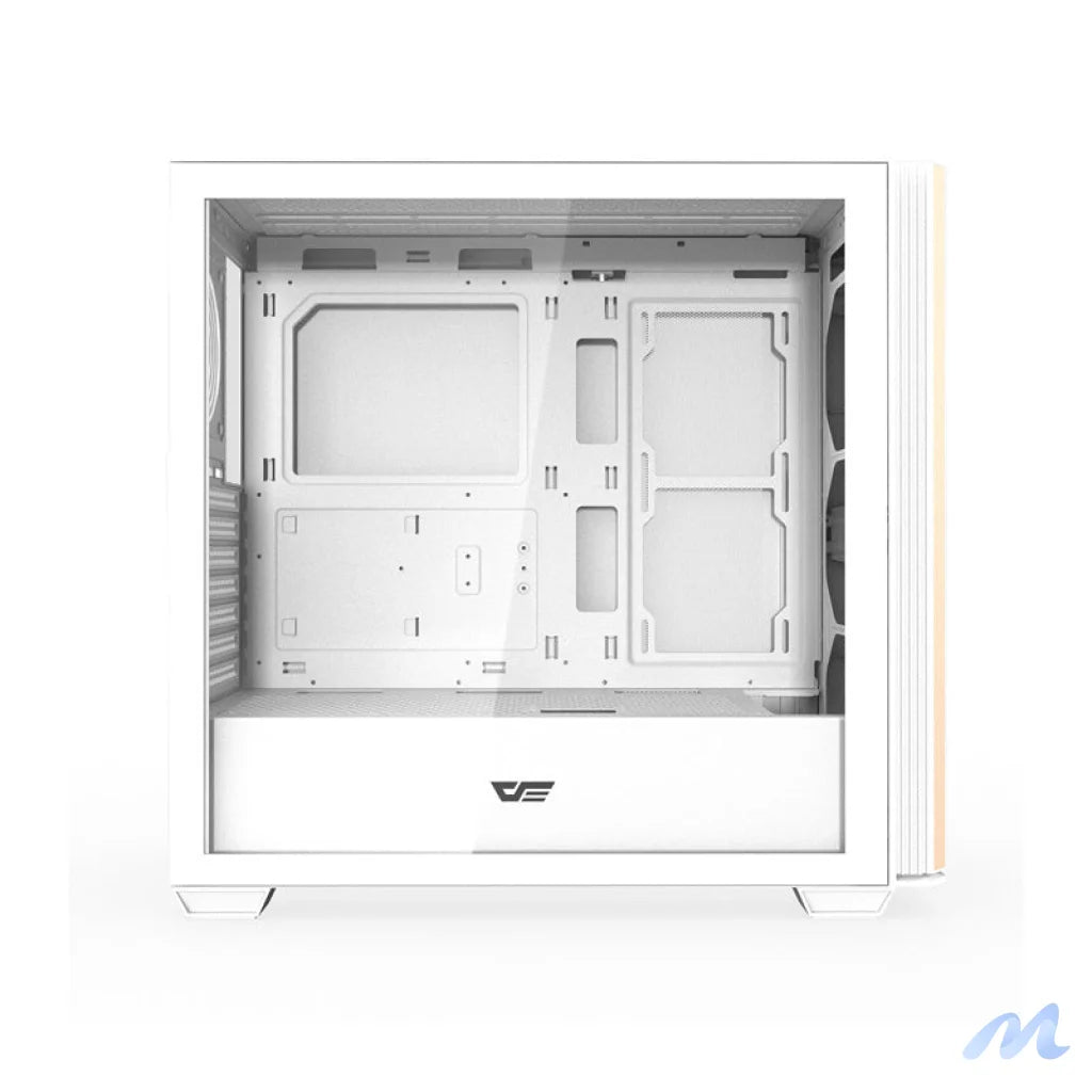 Darkflash DS900WS ATX computer case without fans (White)