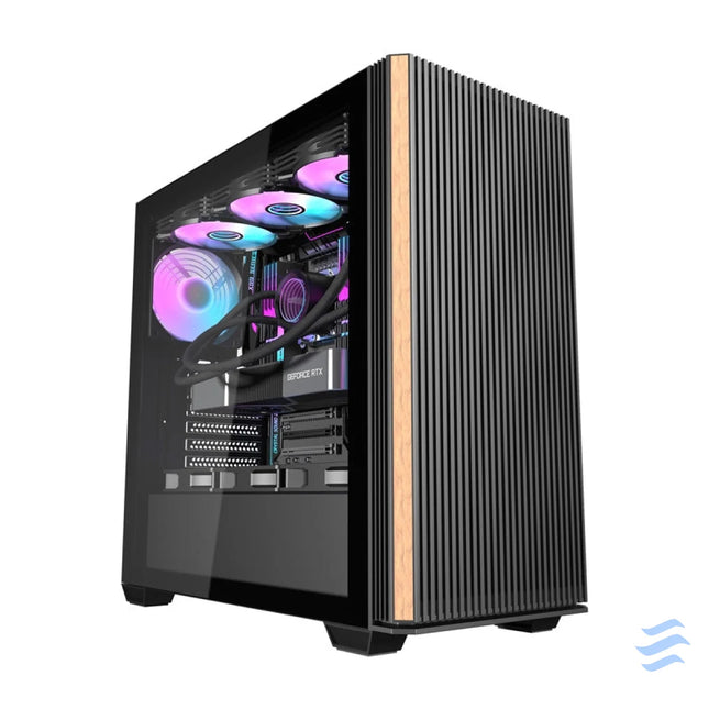 Darkflash DS900WS computer case (black) + 4 fans With fan