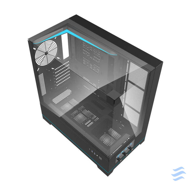 Darkflash DY450 computer case without fans (black) Without fan