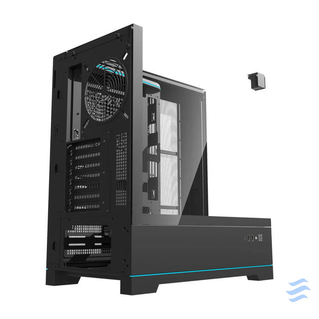 Darkflash DY450 computer case without fans (black) Without fan
