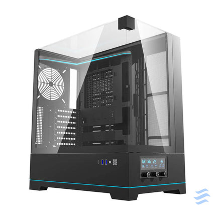 Darkflash DY450 computer case without fans (black) Without fan