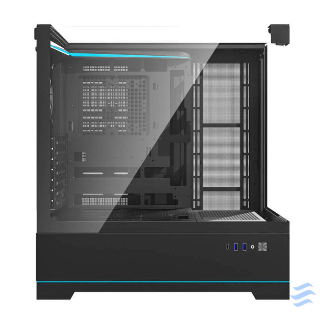 Darkflash DY450 computer case without fans (black) Without fan