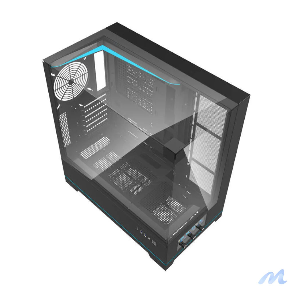 Darkflash DY450 computer case without fans (black)