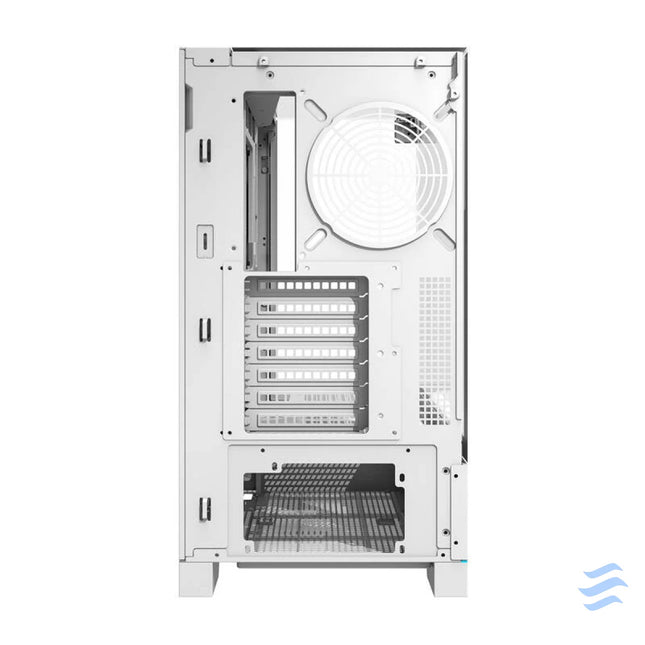 Darkflash DY450 computer case without fans (white) Without fan