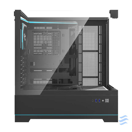 Darkflash DY450 PRO computer case (black) + 1 fan Without fan