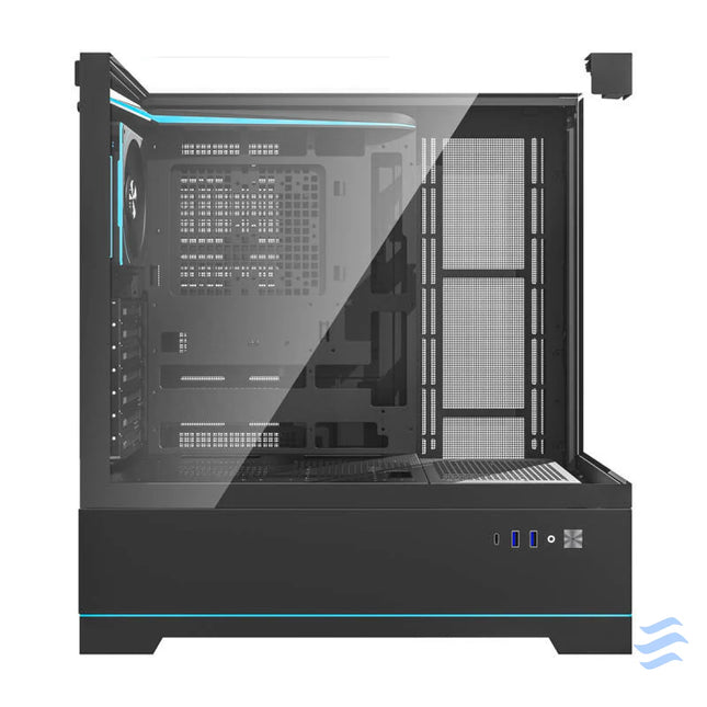 Darkflash DY450 PRO computer case (black) + 1 fan Without fan