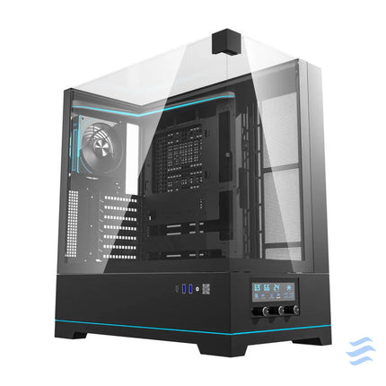 Darkflash DY450 PRO computer case (black) + 1 fan Without fan