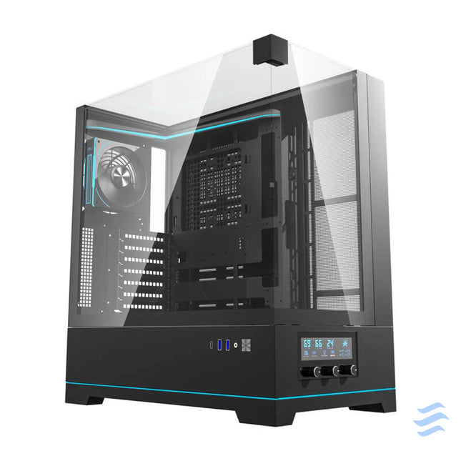 Darkflash DY450 PRO computer case (black) + 1 fan Without fan
