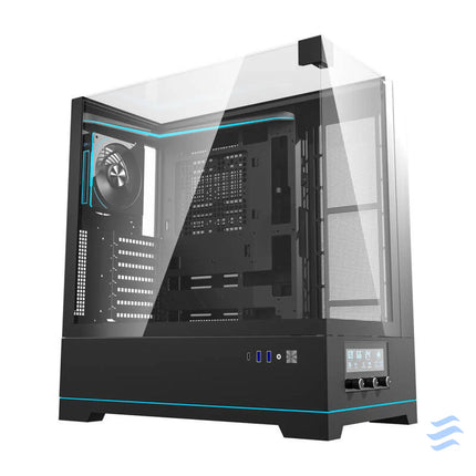 Darkflash DY450 PRO computer case (black) + 1 fan Without fan