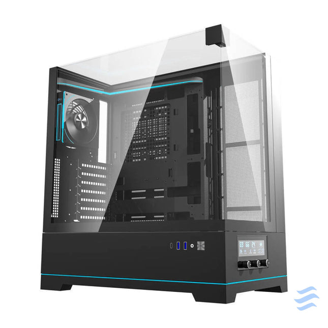Darkflash DY450 PRO computer case (black) + 1 fan Without fan