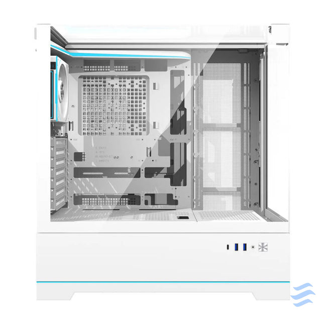 Darkflash DY450 PRO computer case (white) + 1 fan With fan
