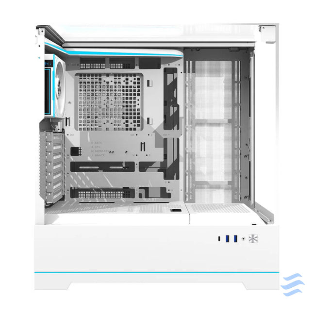 Darkflash DY450 PRO computer case (white) + 1 fan With fan