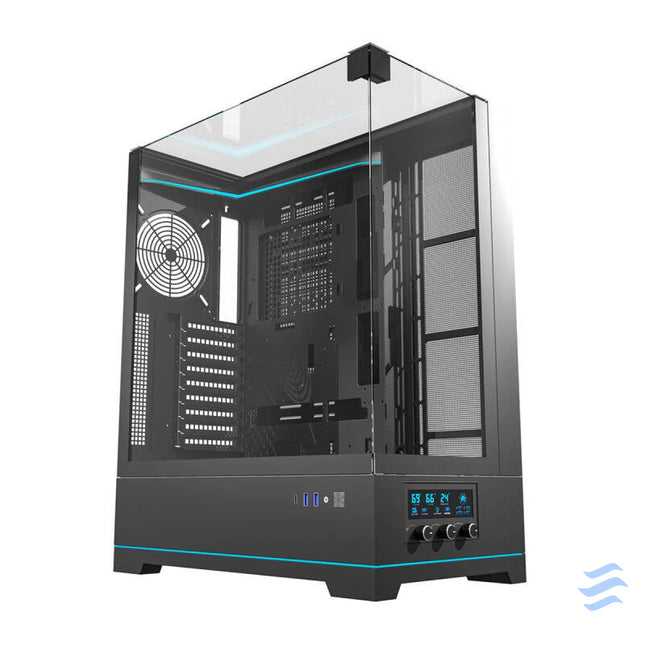 Darkflash DY450L computer case without fans (black) Without fan