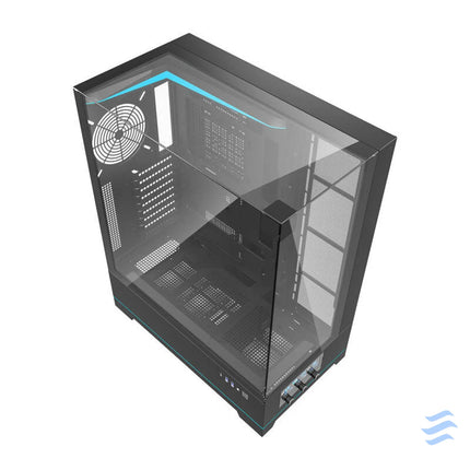 Darkflash DY450L computer case without fans (black) Without fan