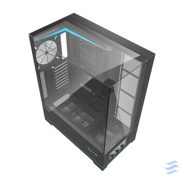 Darkflash DY450L computer case without fans (black) Without fan
