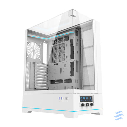 Darkflash DY450L computer case without fans (white) Without fan