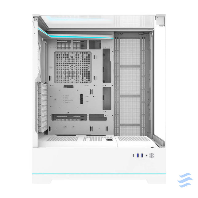 Darkflash DY450L computer case without fans (white) Without fan