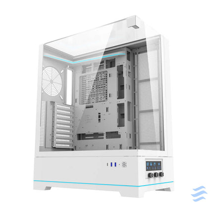 Darkflash DY450L computer case without fans (white) Without fan