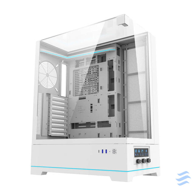Darkflash DY450L computer case without fans (white) Without fan