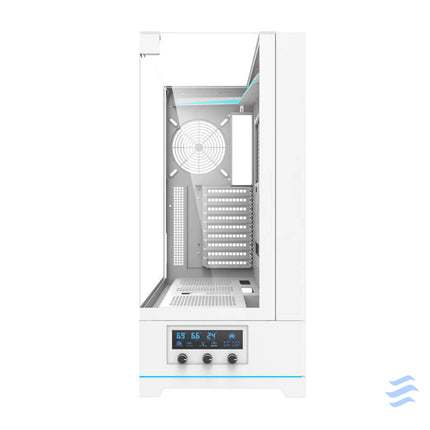 Darkflash DY450L computer case without fans (white) Without fan