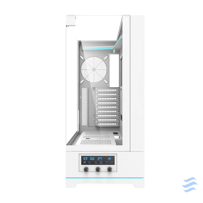Darkflash DY450L computer case without fans (white) Without fan
