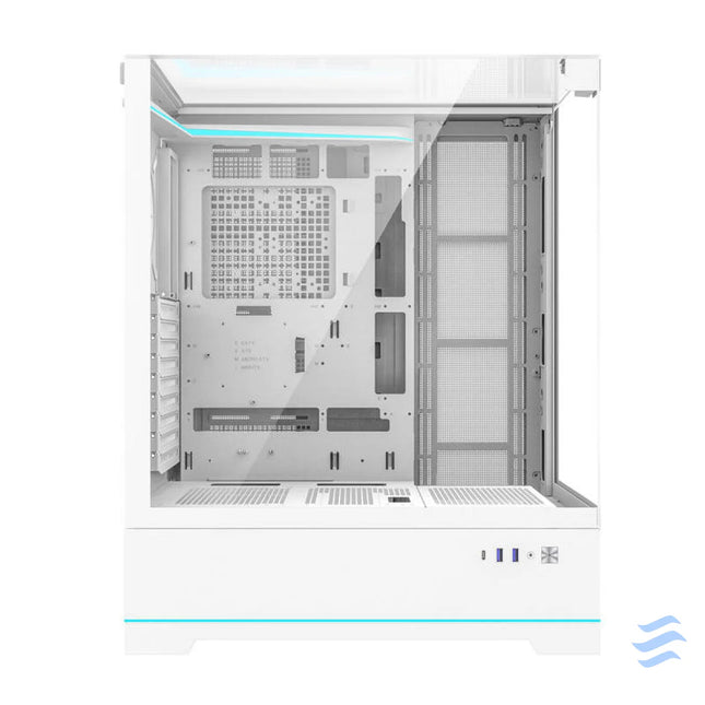 Darkflash DY450L computer case without fans (white) Without fan