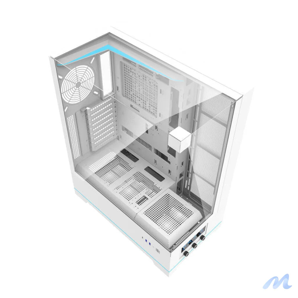 Darkflash DY450L computer case without fans (white)
