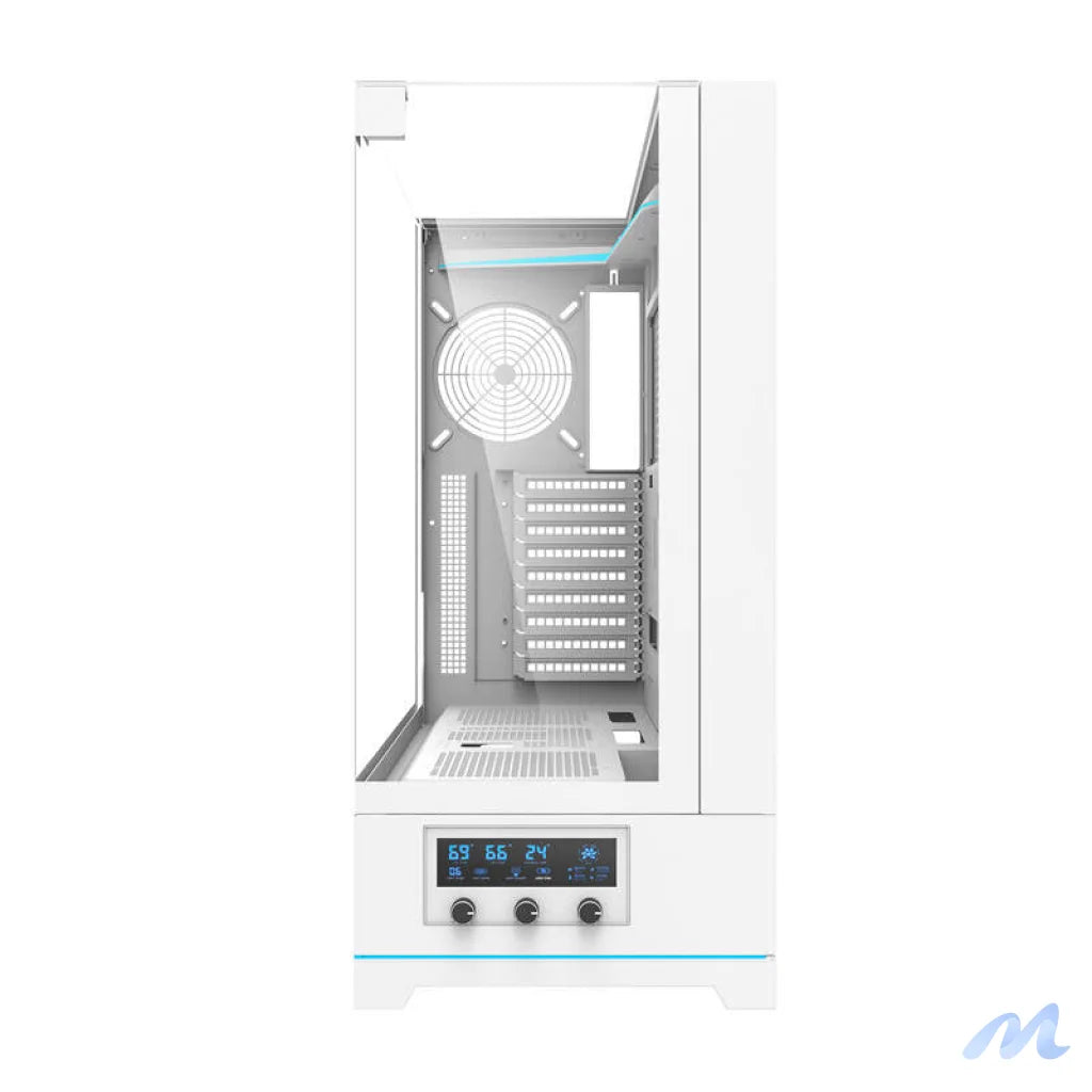 Darkflash DY450L computer case without fans (white)