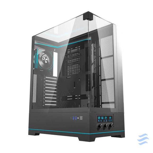 Darkflash DY450L PRO computer case (black) + 1 fan With fan